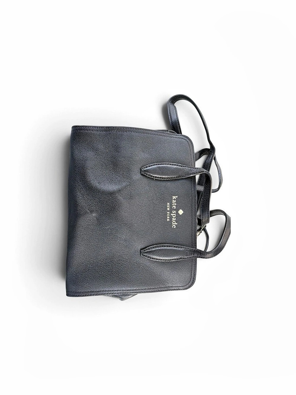 Kate Spade Black Leather Tote Bag